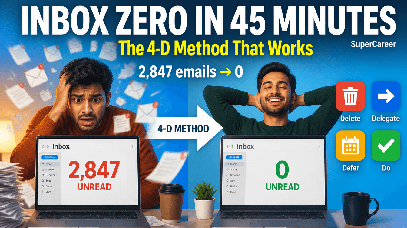 Inbox Zero With the 4-D Method