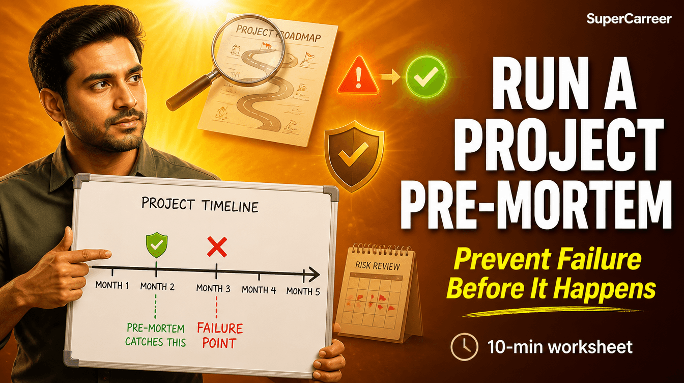 Run a Pre-Mortem on Your Big Project